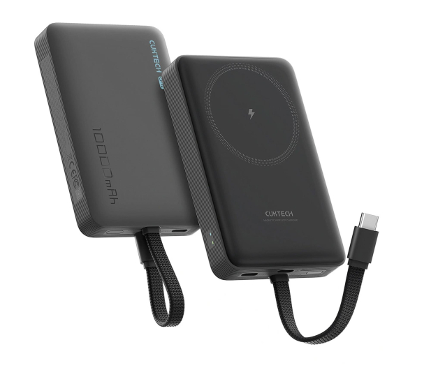 Cuktech Powerbank CP132ML 10000mAh kompatybilny z MagSafe - czarny - 1487973 - zdjęcie